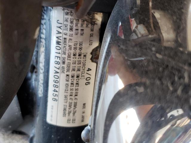 2007 YAMAHA XVS650 JYAVM01E87A098456