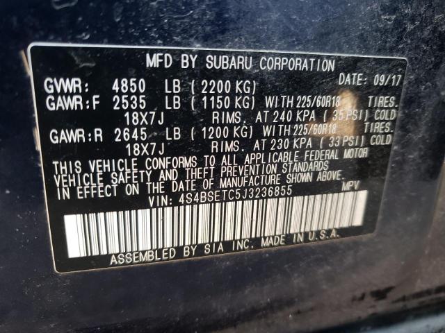 2018 SUBARU OUTBACK TO 4S4BSETC5J3236855
