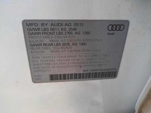 VIN WA1C8AFP3DA080209 2013 Audi Q5, Premium Hybrid no.10