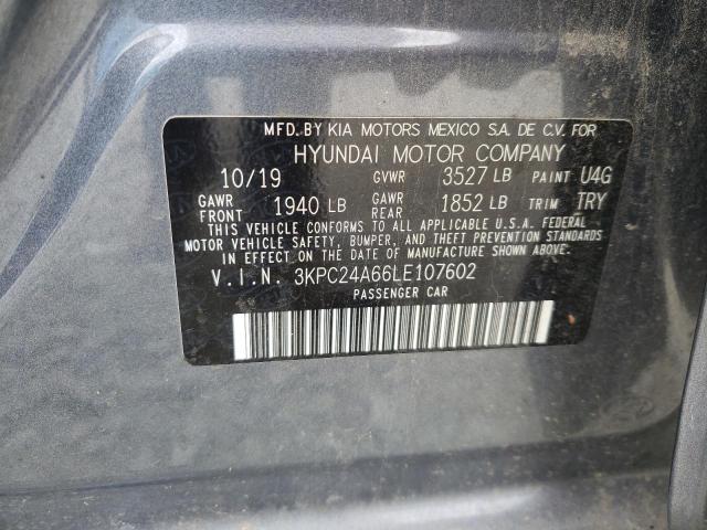 2020 HYUNDAI ACCENT SE 3KPC24A66LE107602