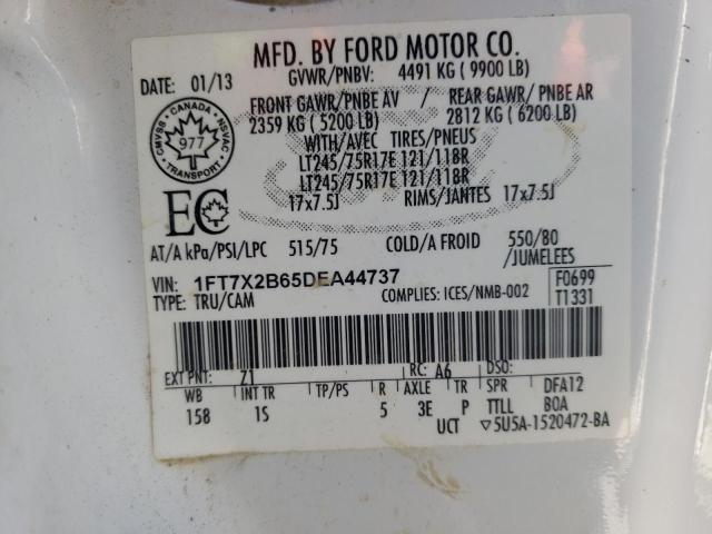 1FT7X2B65DEA44737 Ford F250 Super 2013. Фото: 9