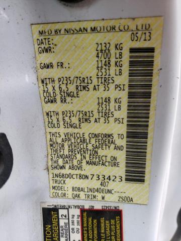 1N6BD0CT8DN733423 Nissan Frontier S 2013. Фото: 9