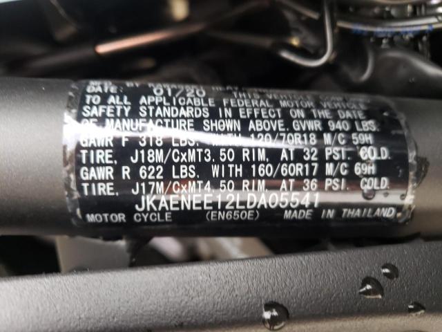 2020 KAWASAKI EN650 E JKAENEE12LDA05541