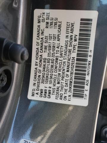 2014 HONDA CR-V EXL - 2HKRM3H78EH529334
