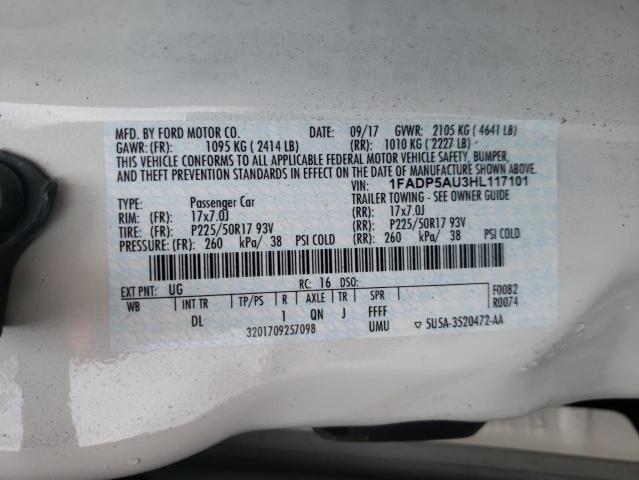 2017 FORD C-MAX SE - 1FADP5AU3HL117101