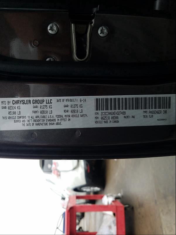 2014 CHRYSLER 300 2C3CCAAGXEH327499