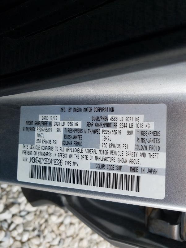 2014 MAZDA CX-5 GT JM3KE4DY3E0418326