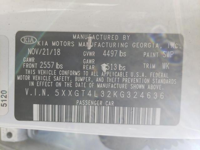 2019 KIA OPTIMA LX 5XXGT4L32KG324636