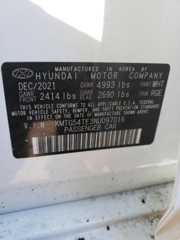 2022 GENESIS G70 BASE KMTG54TE3NU097016