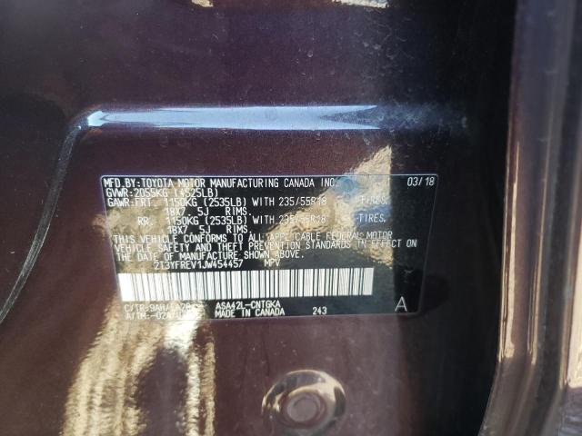 2018 TOYOTA RAV4 LIMIT 2T3YFREV1JW454457