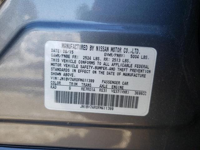 2015 INFINITI Q50 BASE JN1BV7AR0FM411399