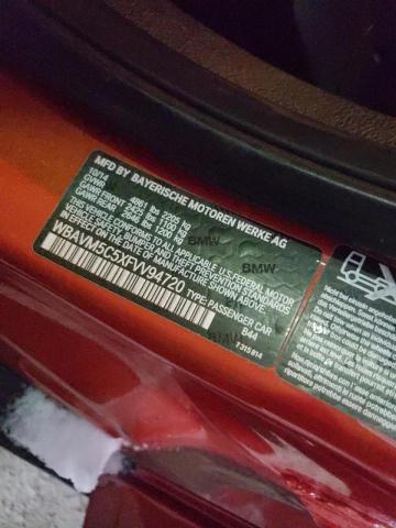 2015 BMW X1 XDRIVE3 WBAVM5C5XFVV94720