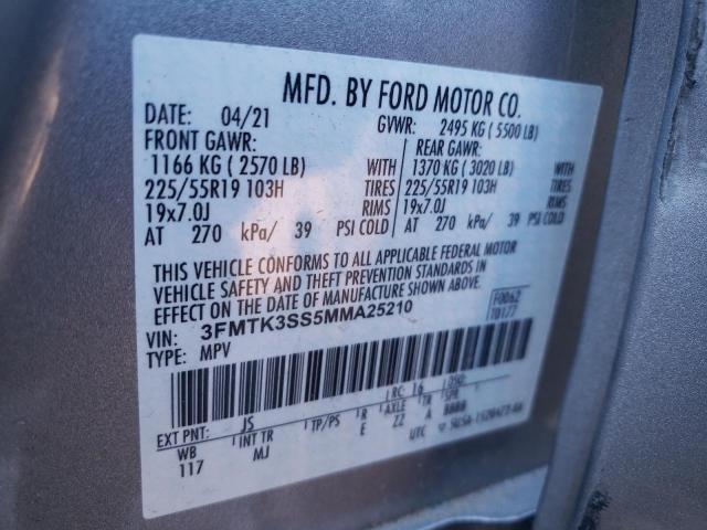 2021 FORD MUSTANG MA 3FMTK3SS5MMA25210