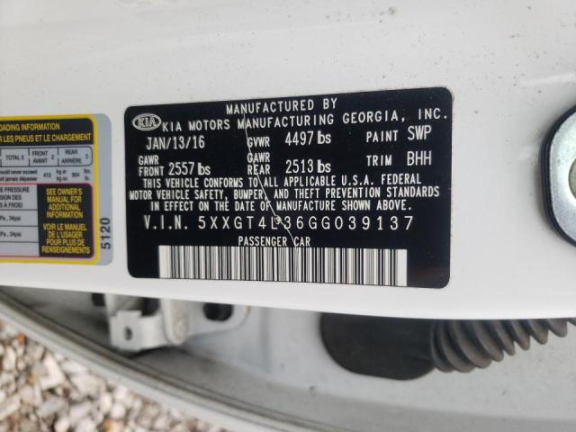 2016 KIA OPTIMA LX 5XXGT4L36GG039137