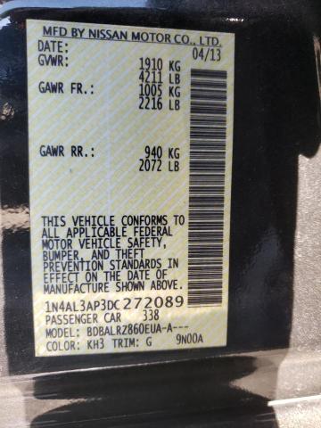 2013 NISSAN ALTIMA 2.5 - 1N4AL3AP3DC272089