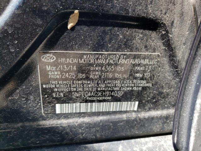 5NPEC4AC9EH914030 Hyundai Sonata Se 2014. Фото: 9