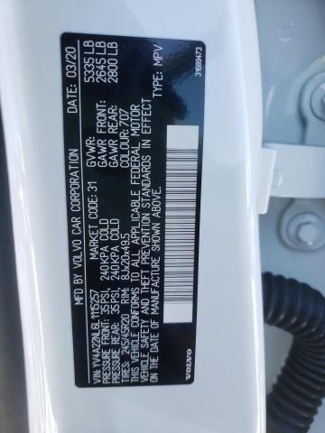 2020 VOLVO V90 CROSS YV4A22NL6L1115257