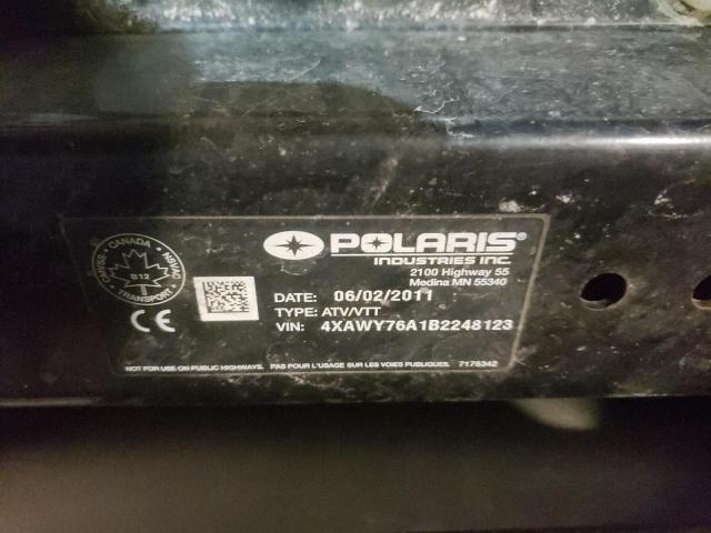2011 POLARIS RANGER 4XAWY76A1B2248123