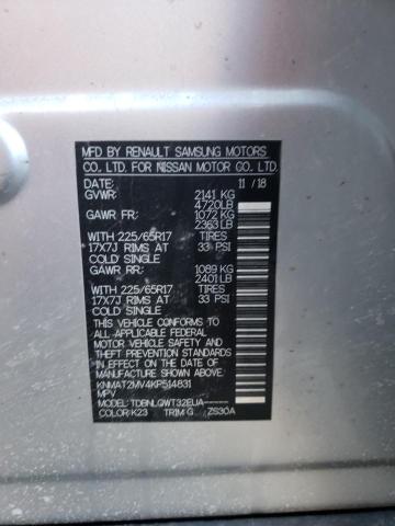 2019 NISSAN ROGUE S KNMAT2MV4KP514831