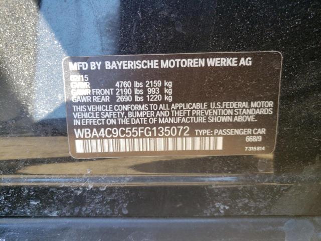 2015 BMW 428 XI GRA - WBA4C9C55FG135072