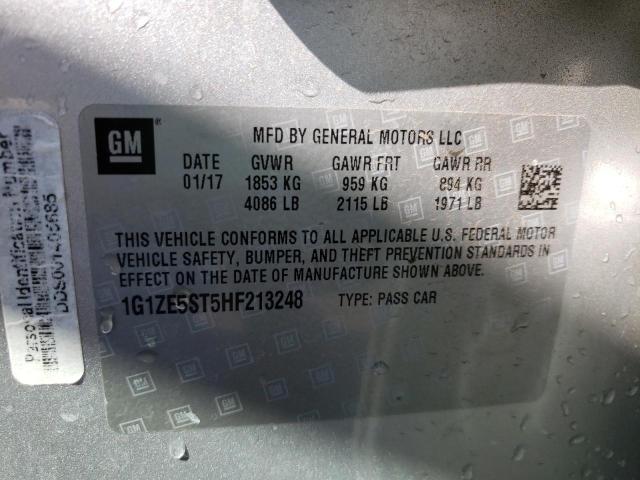 2017 CHEVROLET 1500 1G1ZE5ST5HF213248