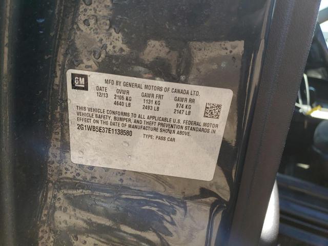 2G1WB5E37E1138580 Chevrolet Impala Lim 2014. Фото: 9