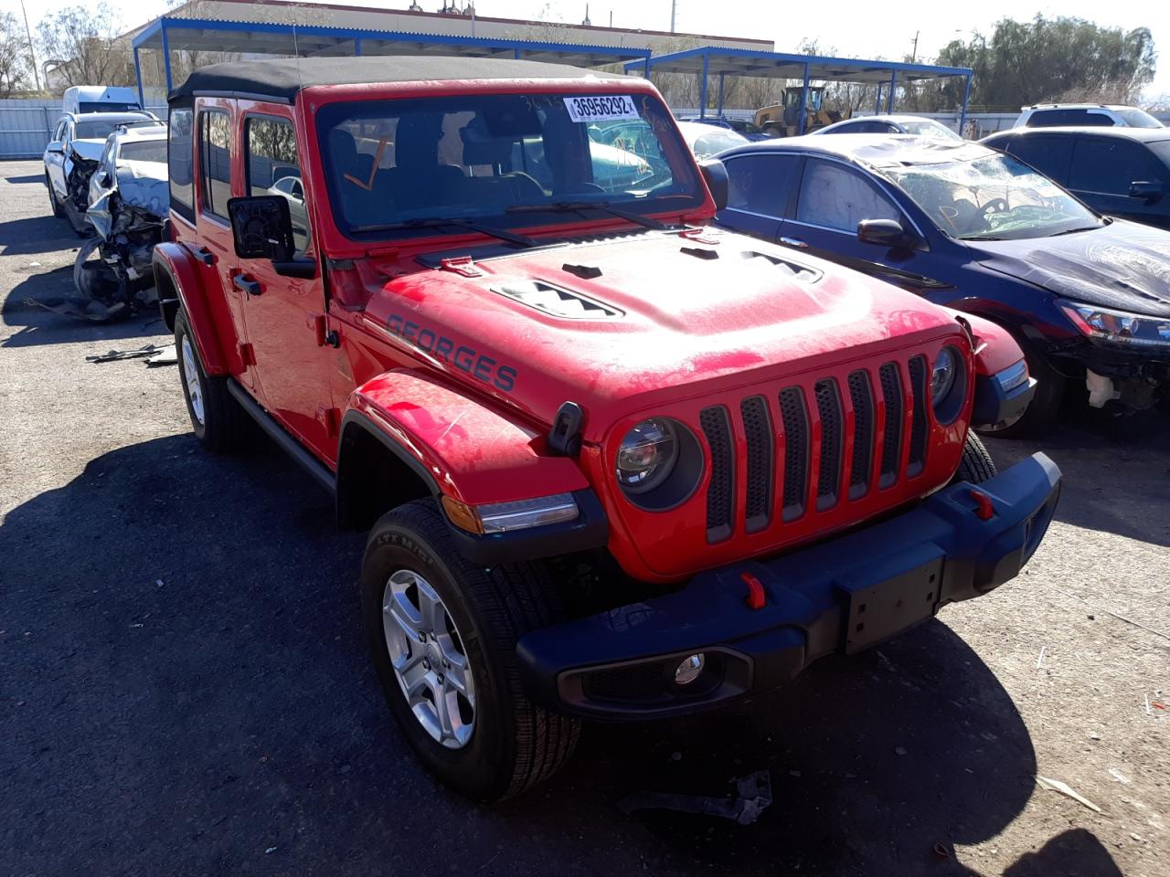 Jeep Wrangler 2020 красный