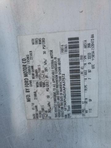 2010 FORD RANGER - 1FTKR1ADXAPA37572