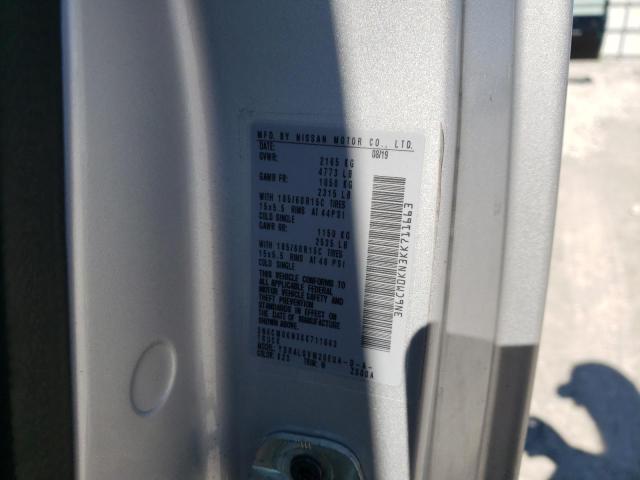 2019 NISSAN NV200 2.5S 3N6CM0KN3KK711663