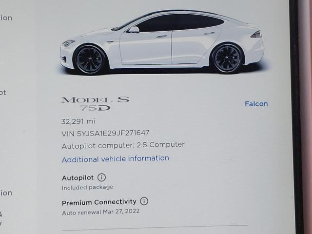 5YJSA1E29JF271647 Tesla Model S 2018. Фото: 7
