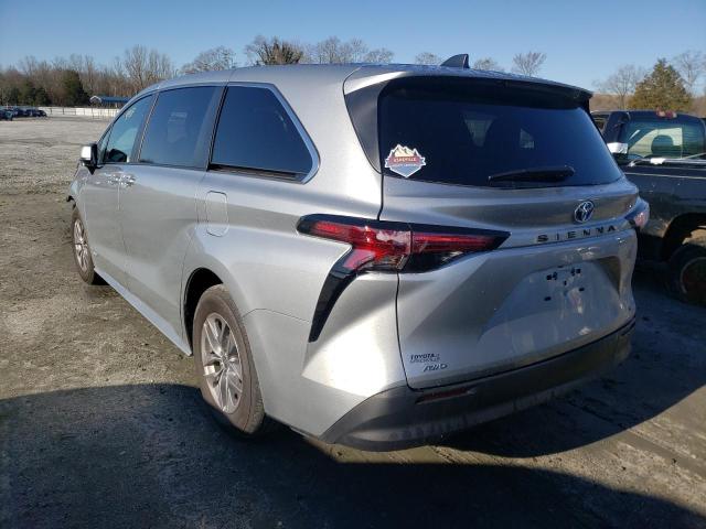5TDKSKFC1MS031602 Toyota Sienna Le 2021. Фото: 2