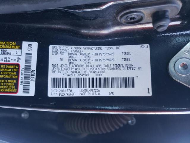 5TFAW5F11GX545545 Toyota Tundra Cre 2016. Фото: 9