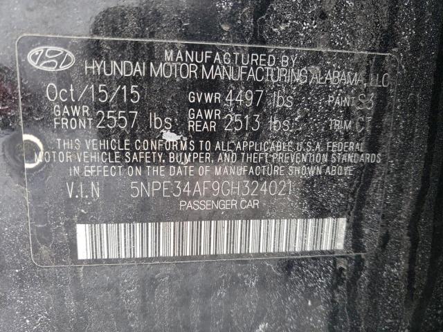 2016 HYUNDAI SONATA SPO - 5NPE34AF9GH324021