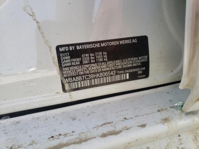 2017 BMW 340 XI WBA8B7C39HK806542