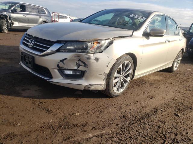 VIN: 1HGCR2F57EA198936 Auction: COPART Lot: 36629782 Location: IL - CHICAGO SOUTH 1HGCR2F57EA198936 HONDA ACCORD 2014 BEIGE Photo 2