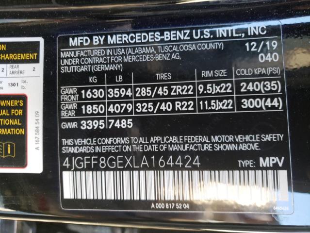 2020 MERCEDES-BENZ GLS 580 4M 4JGFF8GEXLA164424