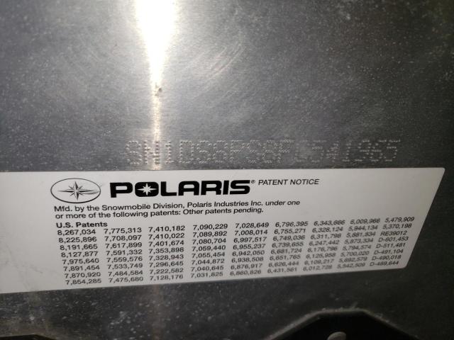 2015 POLARIS 800 SN1DS8PS8FC541965