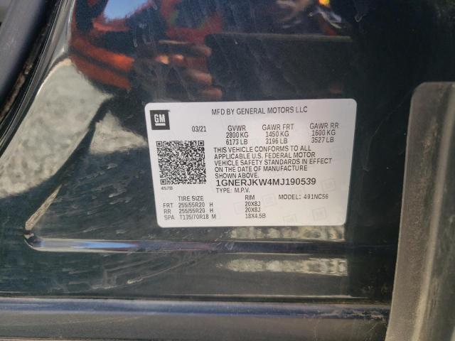 2021 CHEVROLET TRAVERSE R 1GNERJKW4MJ190539