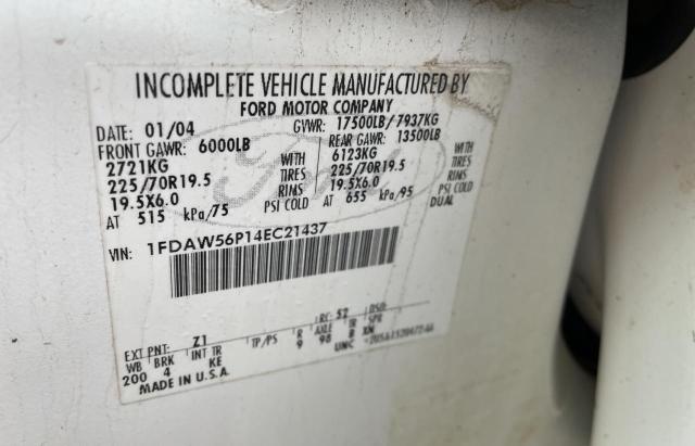 1FDAW56P14EC21437 Ford F550 Super 2004. Фото: 9