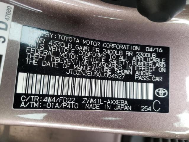 2016 TOYOTA PRIUS V - JTDZN3EU8GJ054527