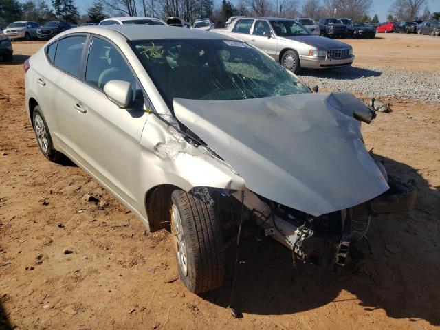 Salvage cars for sale from Copart China Grove, NC: 2017 Hyundai Elantra SE