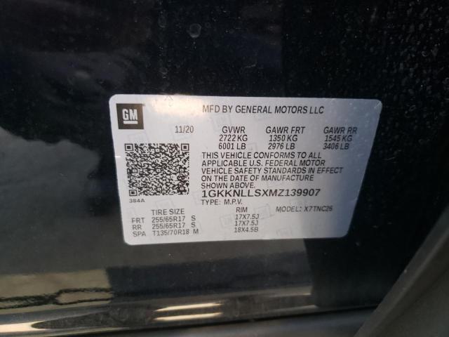 2021 GMC ACADIA AT4 1GKKNLLSXMZ139907