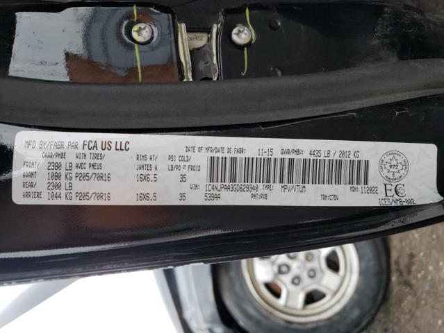 2016 JEEP PATRIOT 1C4NJPAA3GD629340