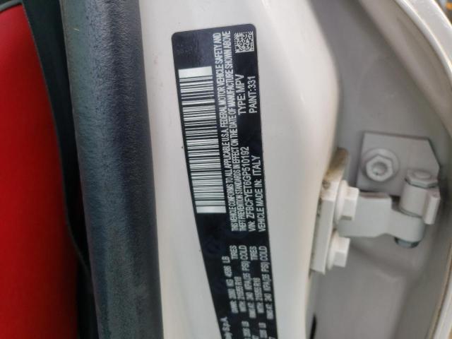 2016 FIAT 500X TREKK ZFBCFYET6GP510192