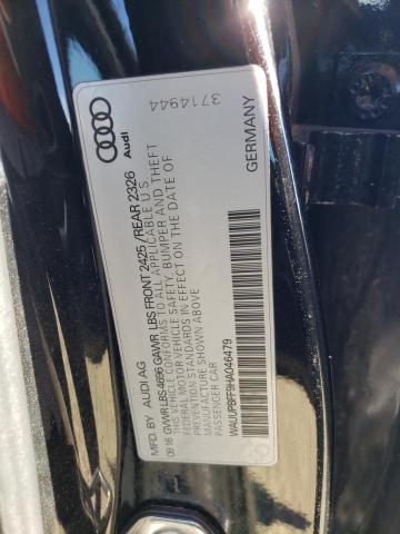 2017 AUDI A3 E-TRON WAUUPBFF9HA046479