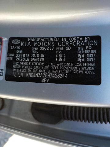 2017 KIA SOUL KNDJN2A28H7458244