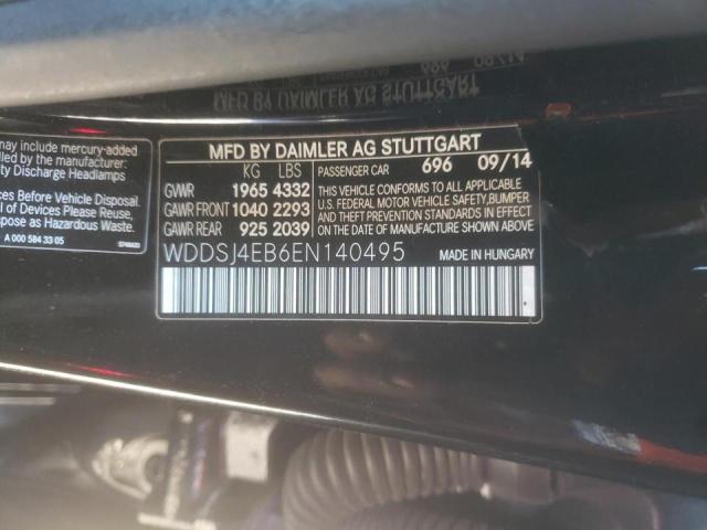 2014 MERCEDES-BENZ CLA 250 - WDDSJ4EB6EN140495