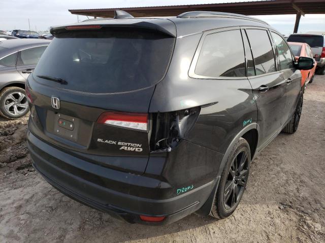 2021 HONDA PILOT BLAC 5FNYF6H74MB033676