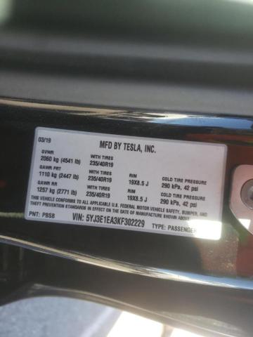 5YJ3E1EA3KF302229 Tesla Model 3 2019. Фото: 9