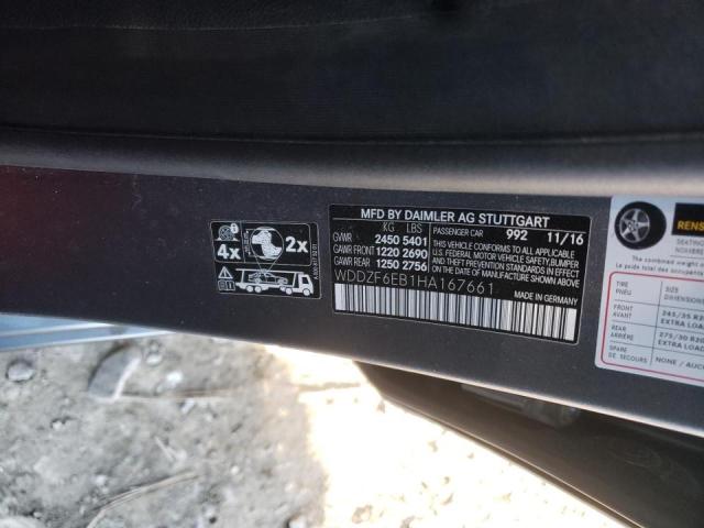 2017 MERCEDES-BENZ E 43 4MATI WDDZF6EB1HA167661